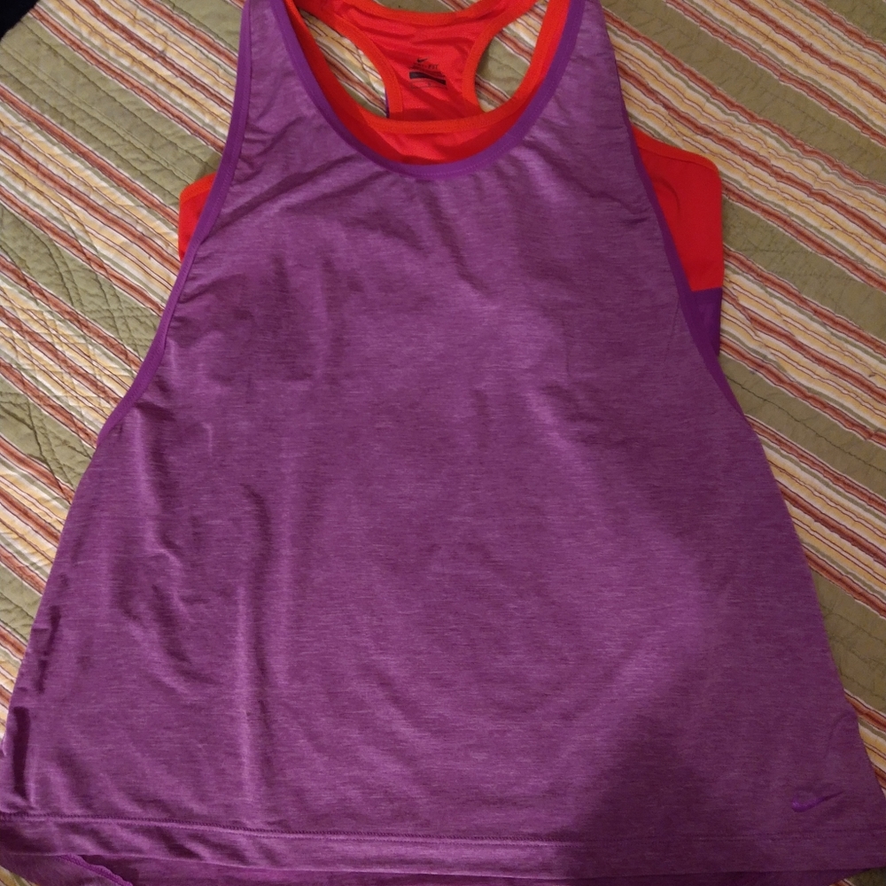 Nike Dry-Fit tank with built in sports bra